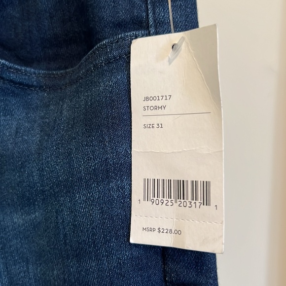 NWT: J BRAND Stormy super skinny zipper jeans sz 31 - Picture 7 of 7